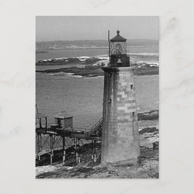 Ram Island Ledge Lighthouse Vykort (Framsida)