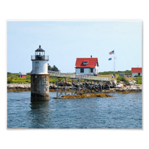 Ram Island Lighthouse, Maine Foto Tryck