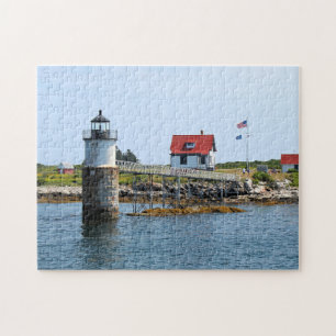 Ram Island Lighthouse, Maine Jigszle Puzzle Pussel