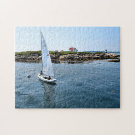 Ram Island Lighthouse, Maine Jigszle Puzzle Pussel
