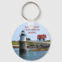 Ram Island Lighthouse, Maine Keychain Nyckelring