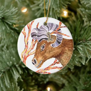 Ram — Jesse Träd Keepsaké Ornament