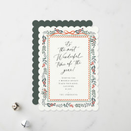 Ram julkort i jultid