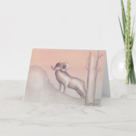 "RAM"-kort för vattenfärgsskaletch Helgkort