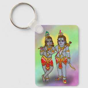 Ram & Krishna Nyckelring