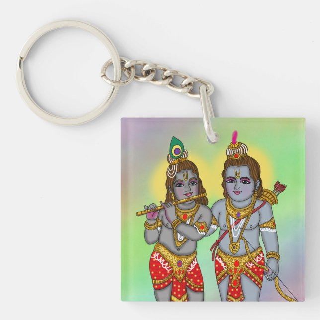 Ram & Krishna Nyckelring (Framsidan)