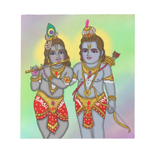 Ram & Krishna Pappersvaror Anteckningsblock (Framsida)