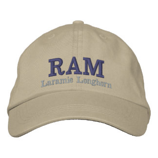 Ram Laramie Longhorn Broderad Keps