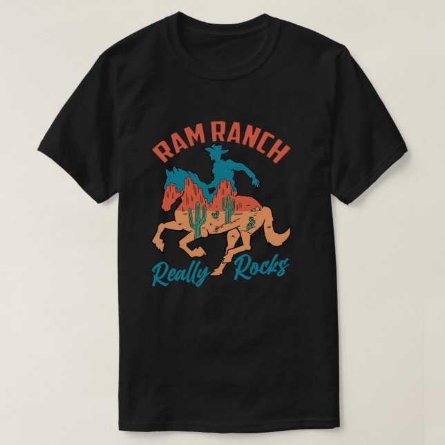 Ram Ranch Verkligen, Sten, Ram Ranch, Ram Ranch Ly T Shirt (Design framsida)