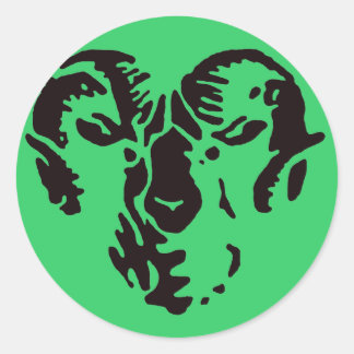 Ram Runt Klistermärke