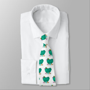 Ram Sheep Goat Lunar Year in Grönt Tie Slips