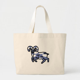 Ram Sign Sky Tote Bag Jumbo Tygkasse