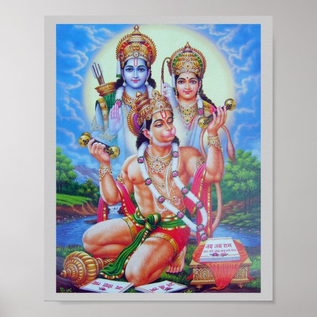 Ram-Sita-Hanumana Poster (Framsidan)