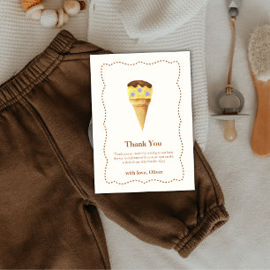 Ram sommaren Scoop Ice Cream Boy Shower Tack Kort