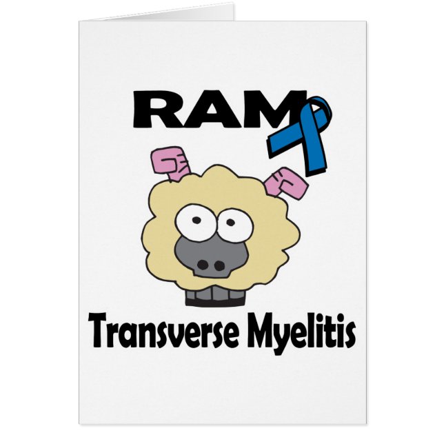 RAM Transverse Myelitis Hälsningskort (Framsidan)