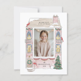 ram vykort för hemmet lycklig helgdag