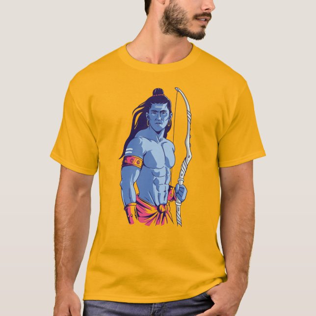 Rama Hindu Gudom T Shirt (Framsida)