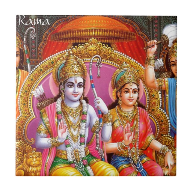 RAMA OCH SITA KAKELPLATTA (Framsidan)