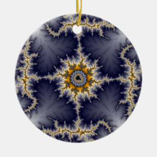 Ramad Fractal-ornament Julgransprydnad Keramik