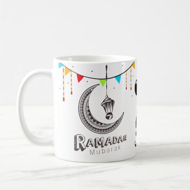 Ramadam Mubarak designmugg Kaffemugg (Vänster)