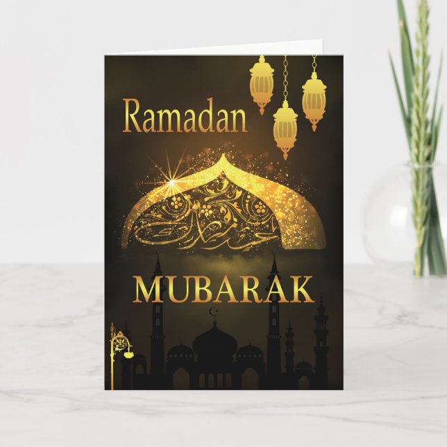 Ramadan Al Adha och Fiter Kort (Framsida)