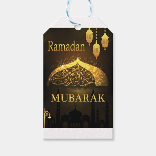 Ramadan Al Adha och Fiter Presentetikett (Framsidan)