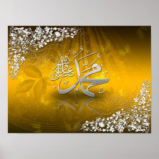 Ramadan Al Adha och Fitr Islamic Poster (Framsidan)