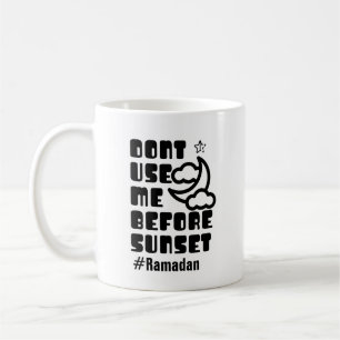 Ramadan - använda mig inte före solnedgången kaffemugg