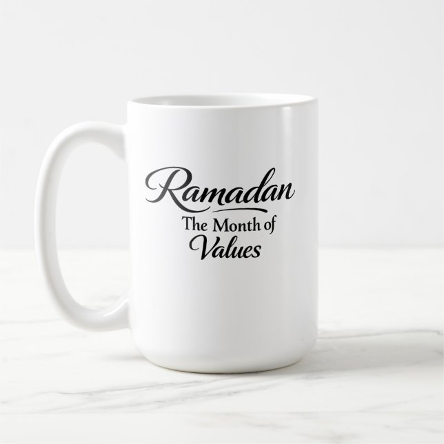 Ramadan av värden kaffemugg (Vänster)