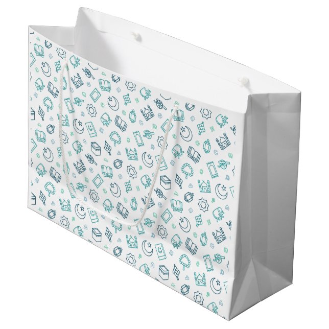 Ramadan Doodles Gift Bag (Framsidan Vinklad)
