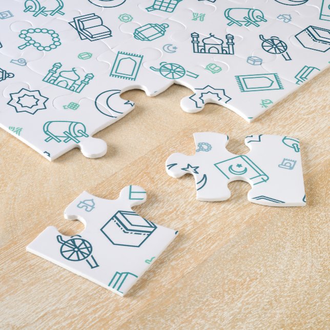 Ramadan Doodles Jigszle Puzzle Pussel (Sidan)