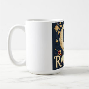 Ramadan fångar ljuset, rytmen. kaffemugg