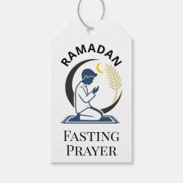Ramadan fasta böne man islamisk vektor grafik presentetikett