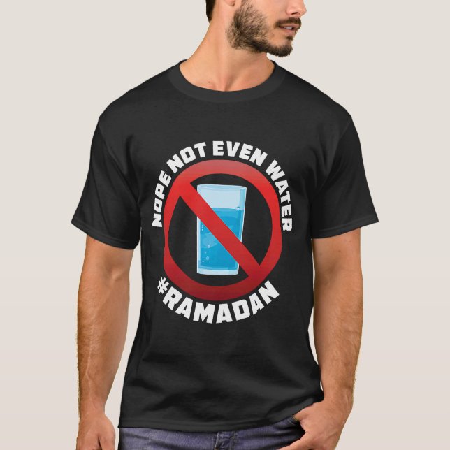 Ramadan Fasting Islamic Quote for Muslim Brotherho T Shirt (Framsida)