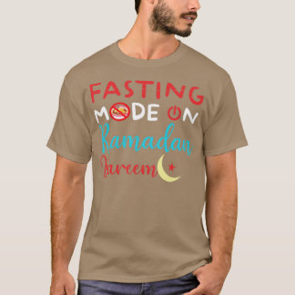 Ramadan Fasting Mode på Lycklig Ramadan Muslims H T Shirt