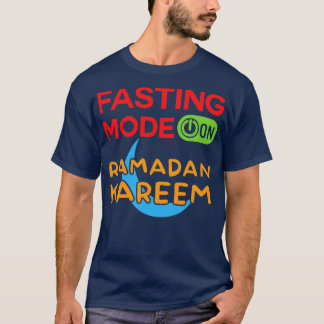 Ramadan Fasting Mode på Lycklig Ramadan Muslims H T Shirt
