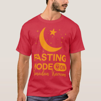 Ramadan Fasting Mode på Lycklig Ramadan Muslims H T Shirt