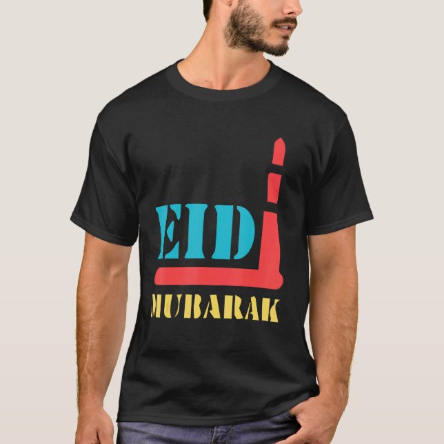 Ramadan Firande Muslims Eid Mubarak 3 T Shirt (Framsida)