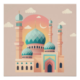 Ramadan Firande Väggtryck Perfect Poster