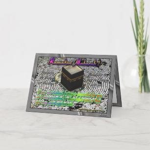 Ramadan hälsning kort