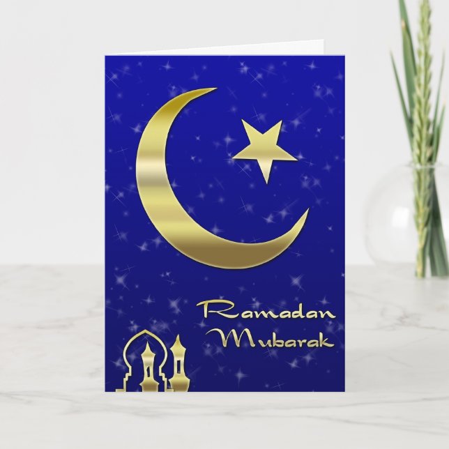 Ramadan Hälsning Kort (Framsida)