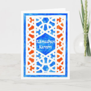 Ramadan hälsningkort kort
