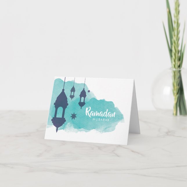 Ramadan hälsningkort kort (Framsida)