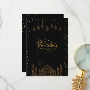 Ramadan-hälsningskort Tack Kort