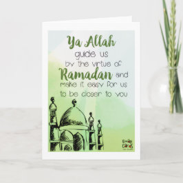 Ramadan - Helig Månad Välsignelser - Dua Kort