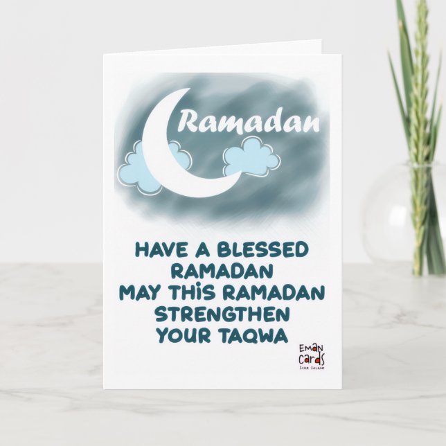 Ramadan - Heliga Månadens Välgångar Kort (Framsida)