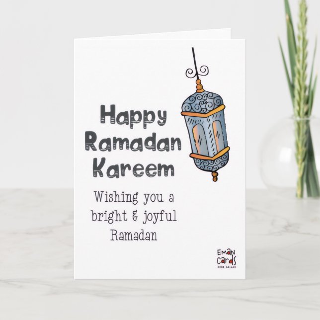 Ramadan - Heliga Månadens Välgångar Kort (Framsida)