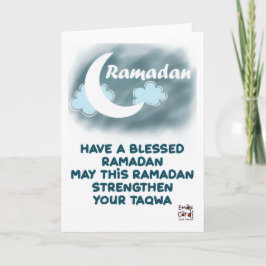 Ramadan - Holy Month Blessings Kort