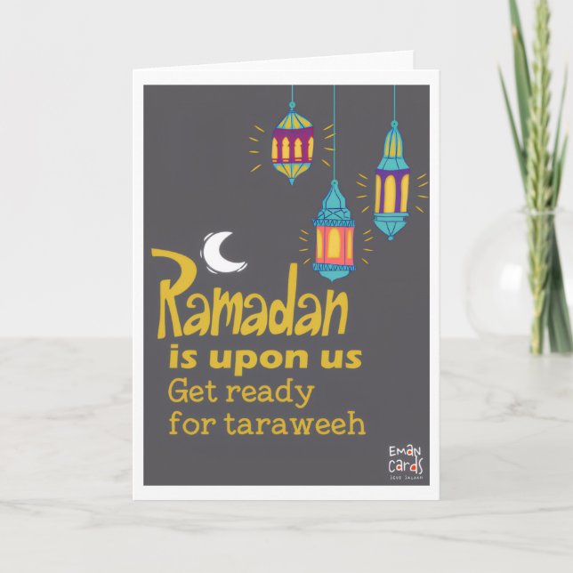 Ramadan - Holy Month Blessings - Taraweeh Kort (Framsida)