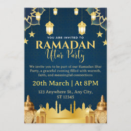 Ramadan Iftar-inbjudningskort Inbjudningar